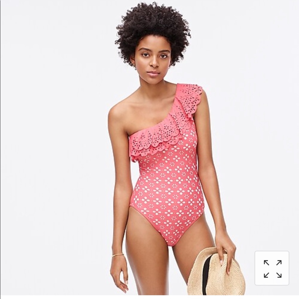 J. Crew one-shoulder one-piece swimsuit